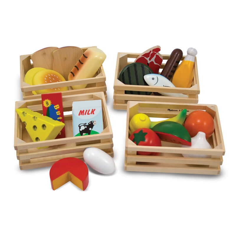 Melissa & Doug Food Groups - 21Pc Wooden And 4 Crates 167247_5390b75b-fab3-44f6-9ef0-3dd68a051845