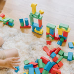 M&D 100 WOOD BLOCKS SET #481 MELISSA & DOUG (EE) Jerrol's Supplies