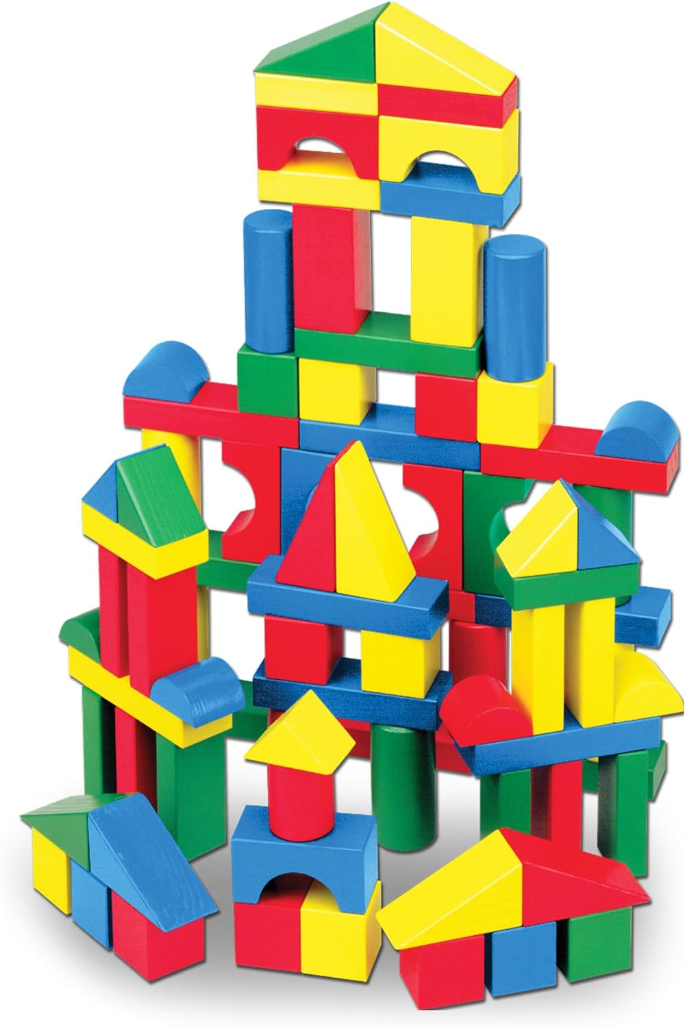 M&D 100 WOOD BLOCKS SET #481 MELISSA & DOUG (EE) Jerrol's Supplies