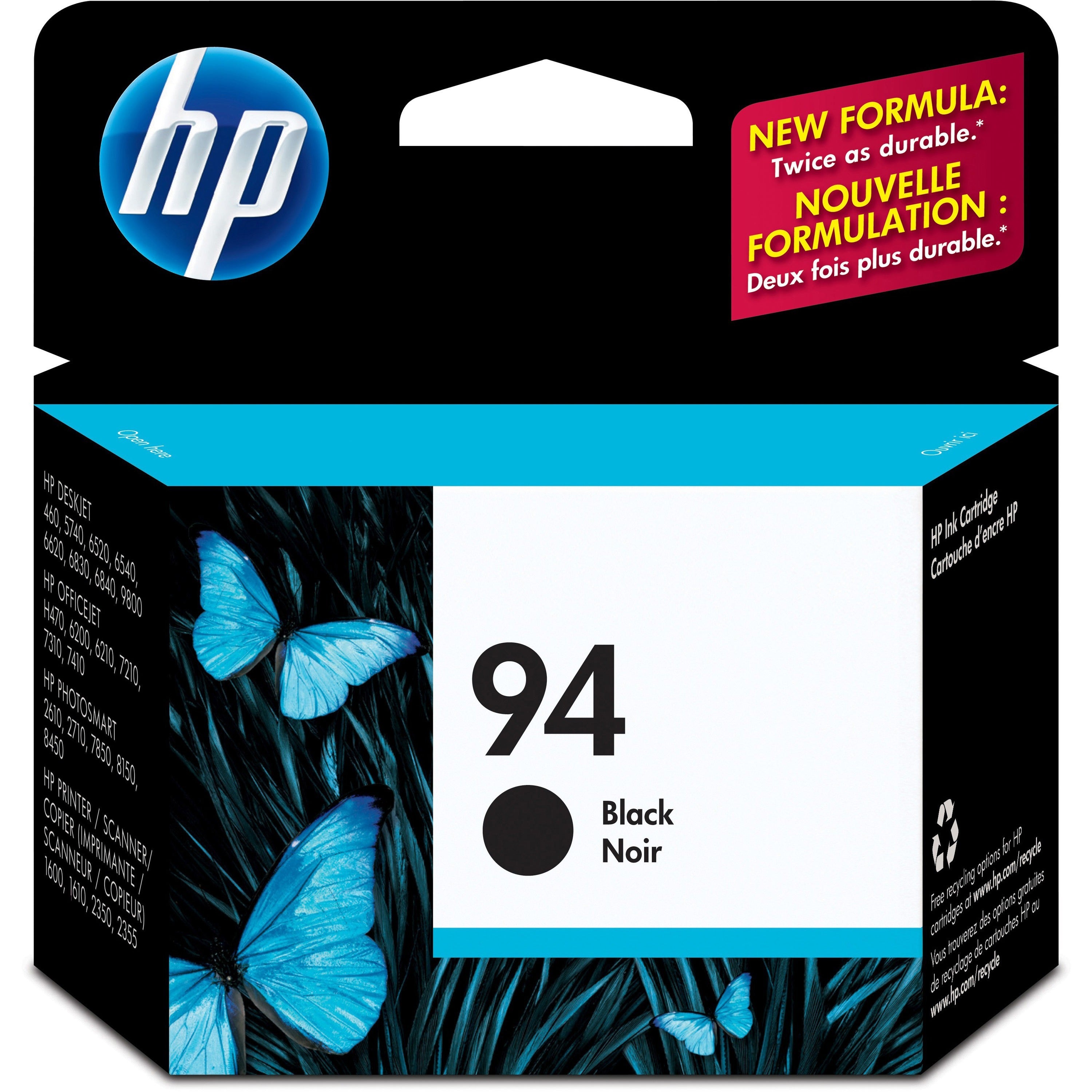 Hp 94 (C8765Wn) Original Inkjet Ink Cartridge - Black - 1 Each 179-644
