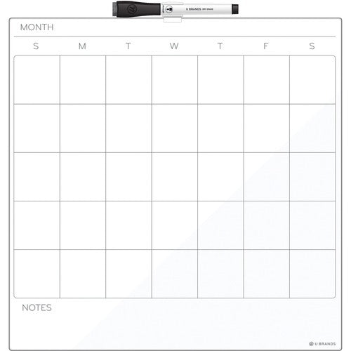 14X14 Square Dry Erase Monthly 185-544