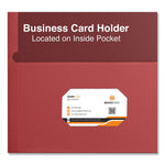 Universal Two-Pocket Portfolio Folder - Red 40 189-167_1