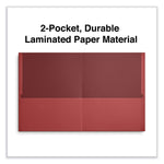 Universal Two-Pocket Portfolio Folder - Red 40 189-167_8fa673df-e769-42f8-8cbe-253bff1b9d14