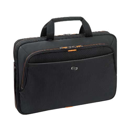 Solo Urban Slim Laptop Briefcase W/ Tablet Sleeve Fits Screens Up To 15.6" 203-561