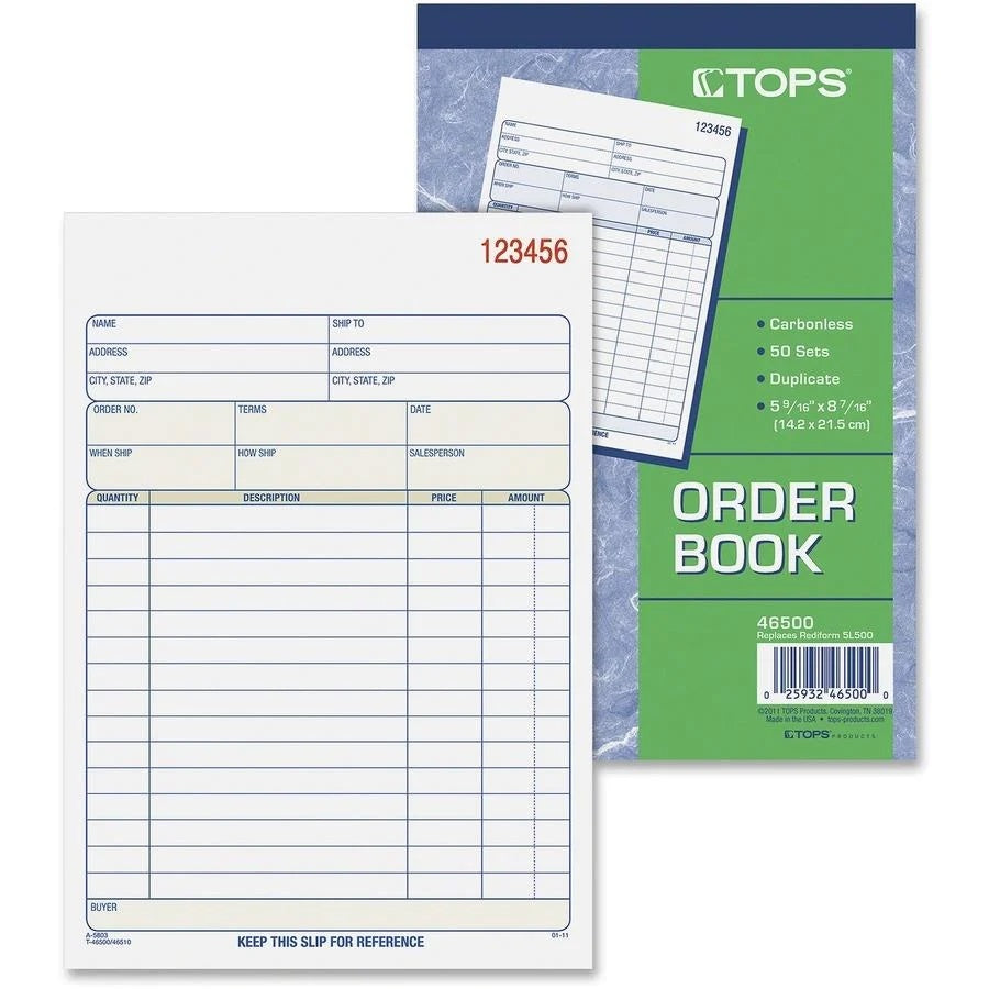 Sale Order Book, Carbonless 203-584