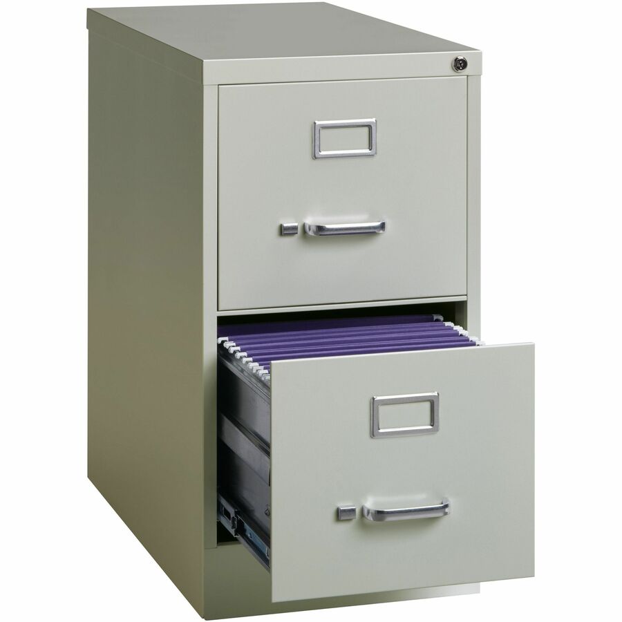 File Cabinet Vertical 2 Drawer Light Grey - Kittitas County Orders Only 206-809_1