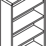 4-Shelf Bookcase, 36"X12"X48" - Kittitas County Orders Only 212-186_1