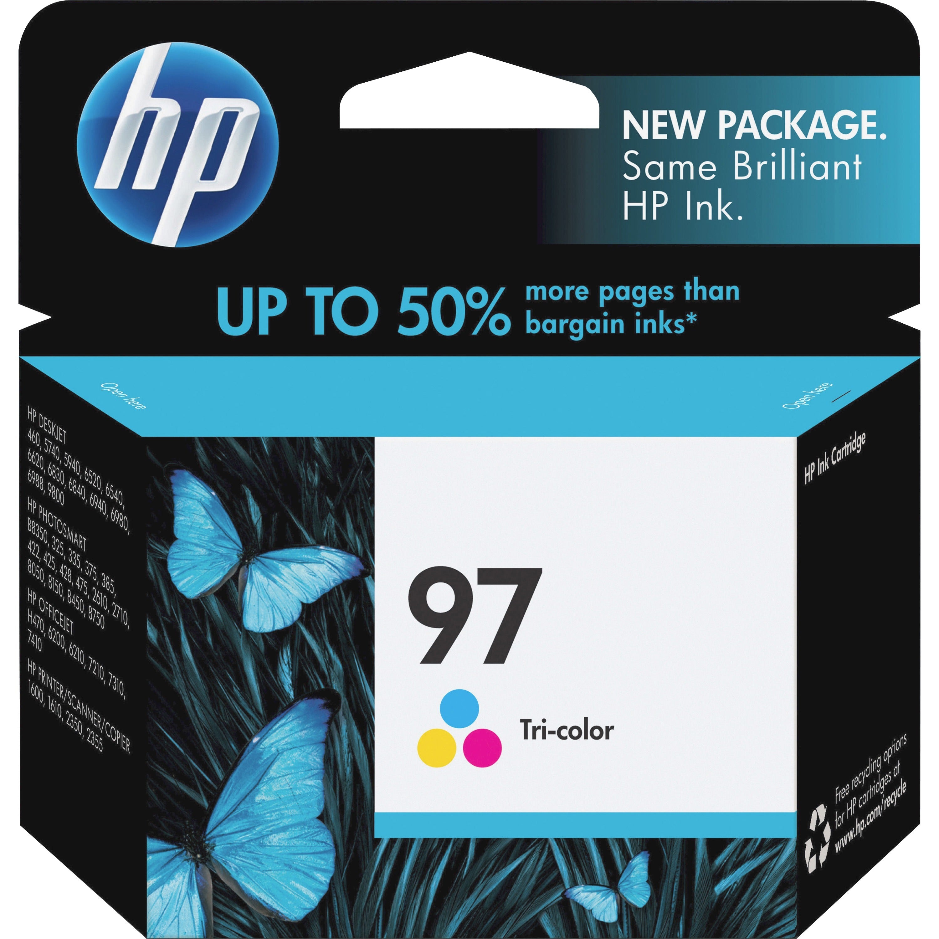 Hp 97 (C9363Wn) Original Inkjet Ink Cartridge - Cyan, Magenta, Yellow 231-582