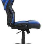 Lorell Lys Bucket Seat High-Back Gaming Chair Black/Blue 240-617_6