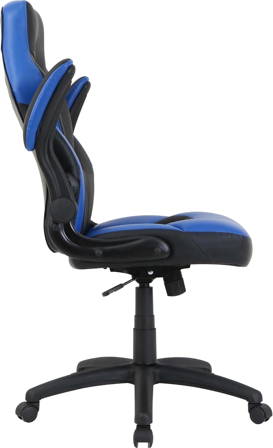 Lorell Lys Bucket Seat High-Back Gaming Chair Black/Blue 240-617_6