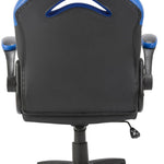 Lorell Lys Bucket Seat High-Back Gaming Chair Black/Blue 240-617_7