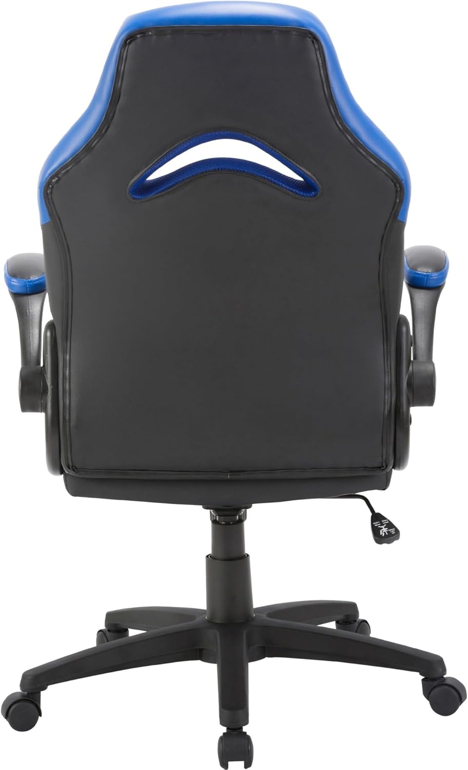Lorell Lys Bucket Seat High-Back Gaming Chair Black/Blue 240-617_7