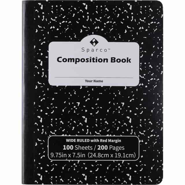Sparco Wide-Ruled Composition Book 40 243-638