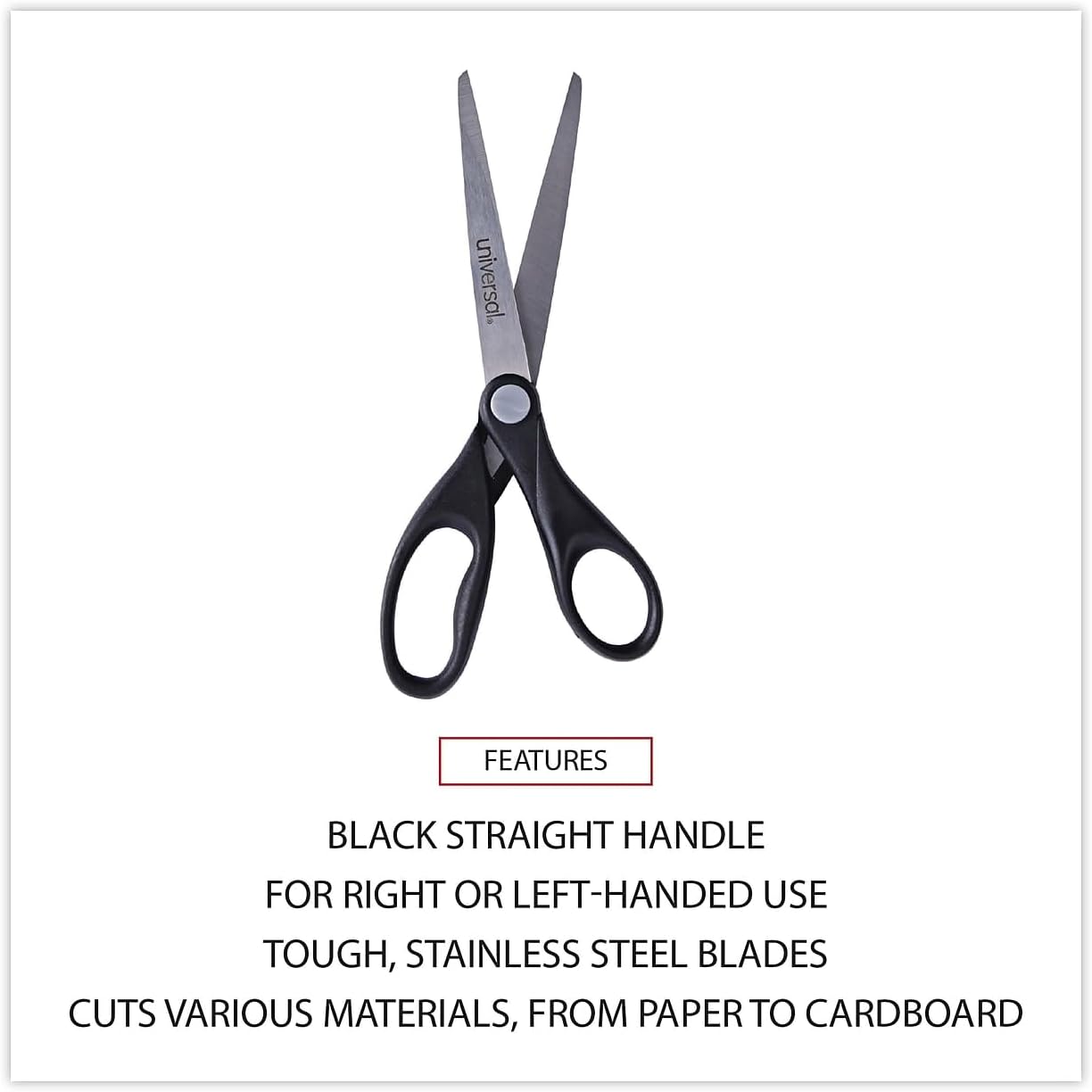 Universal 7" Economy Scissors - Black