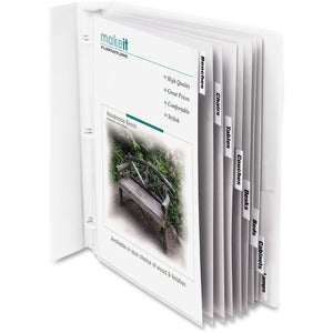 8 Tab Clear Sheet Protectors 249-320
