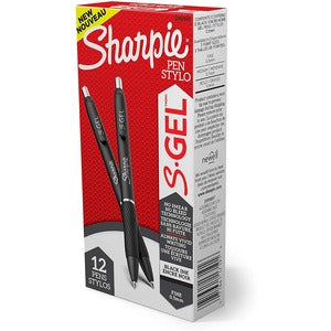 0.5MM BLACK S-GEL PEN SHARPIE 249-980