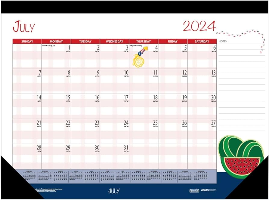 Deskpad Calendar 24-25 252-162