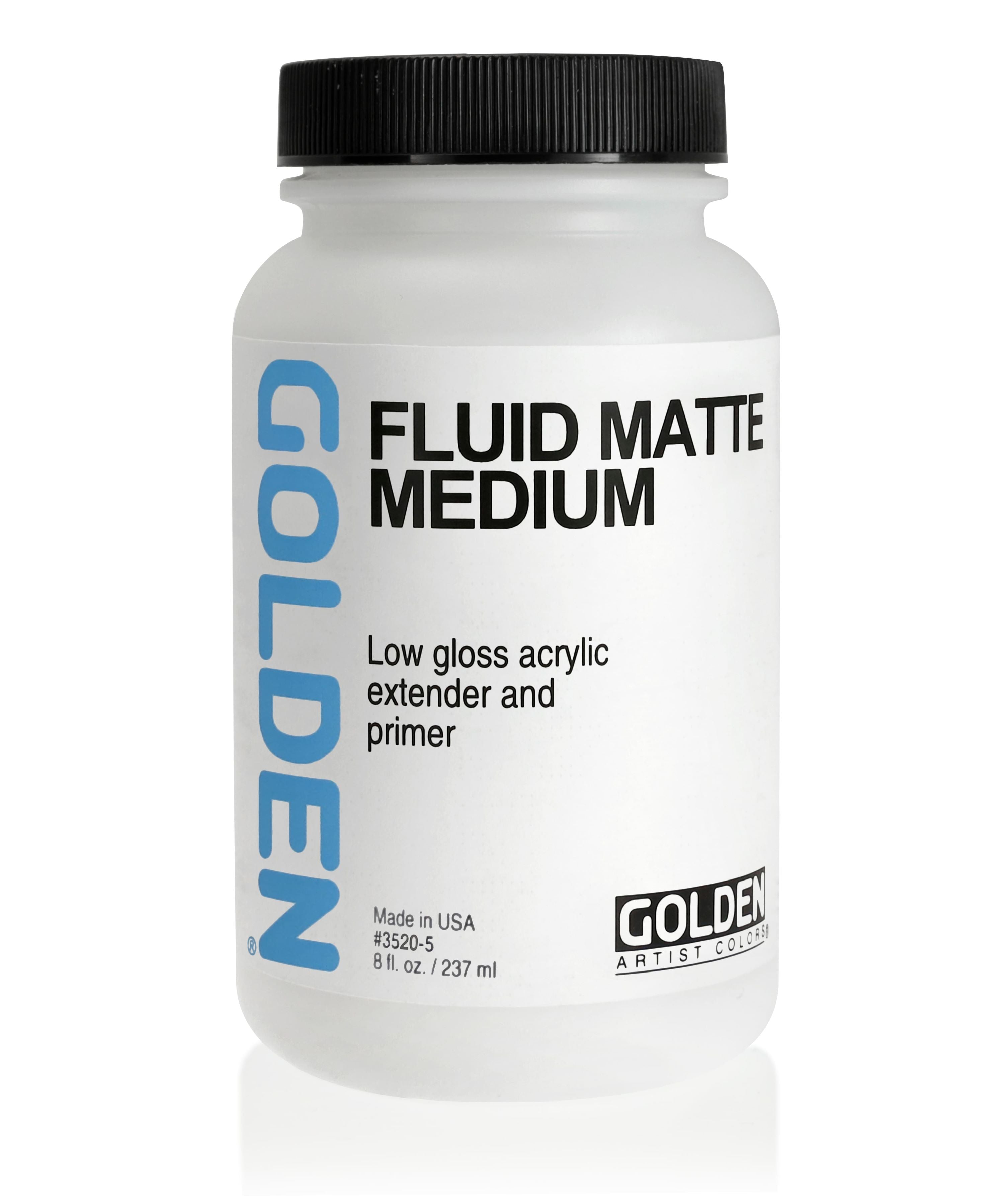 Agd Med Fa Fluid Matte Medium 8Oz Golden Arts & Crafts 25720