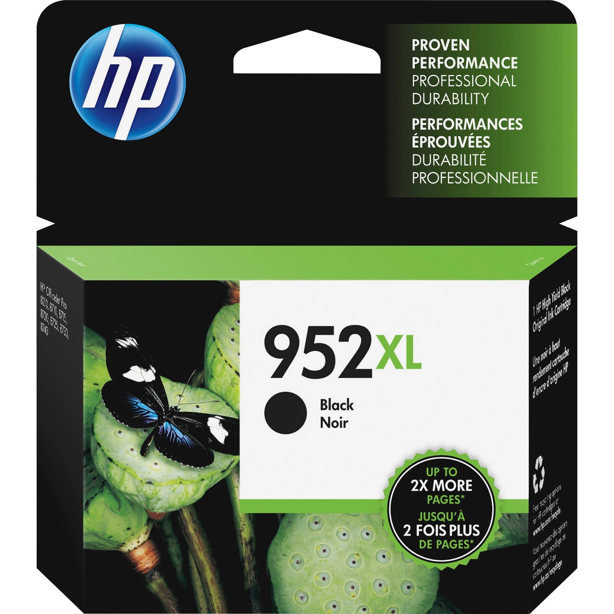Hp 952Xl (F6U19An) Original High Yield Inkjet Ink Cartridge - Black 261-604
