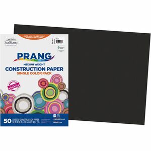 12X18 Black Construction Paper 262-672