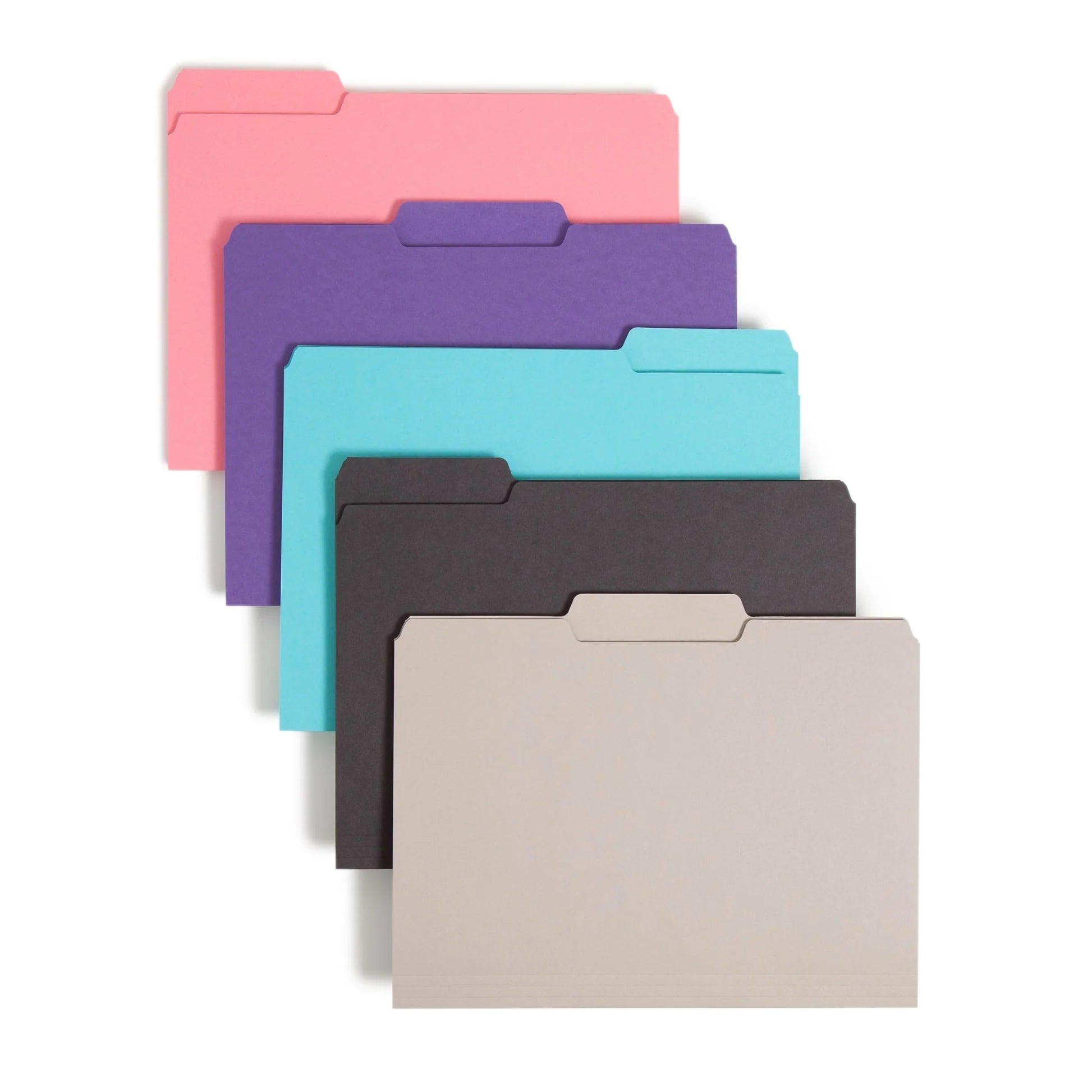 Interior Folders, 1/3 Ast. Tab Box Of 100 287-191