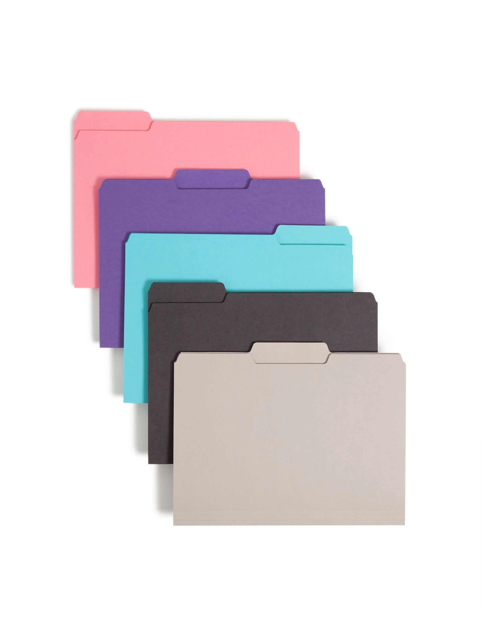 Interior Folders, 1/3 Ast. Tab Box Of 100 287-191