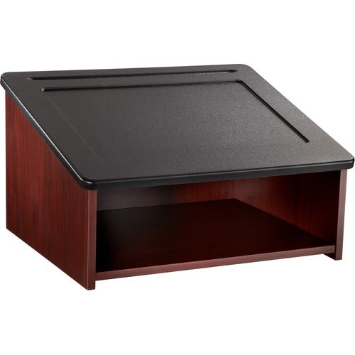 Table Top Lectern Tabletop 14"H Mahogany 301-910_48025dfd-4145-4a36-b36a-ae0a06f1d568