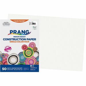 12X18 White Construction Paper 307-967