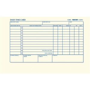 Time Cards 317-180