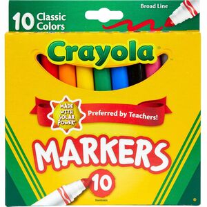 10Pk Classic Markers Broad 317-787