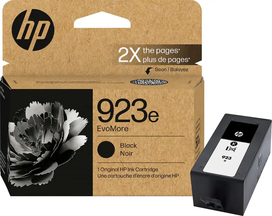 HP - 923e EvoMore Ink Cartridge - Black 40 331-160_52cf0eef-abc7-4632-b944-32473e362f14