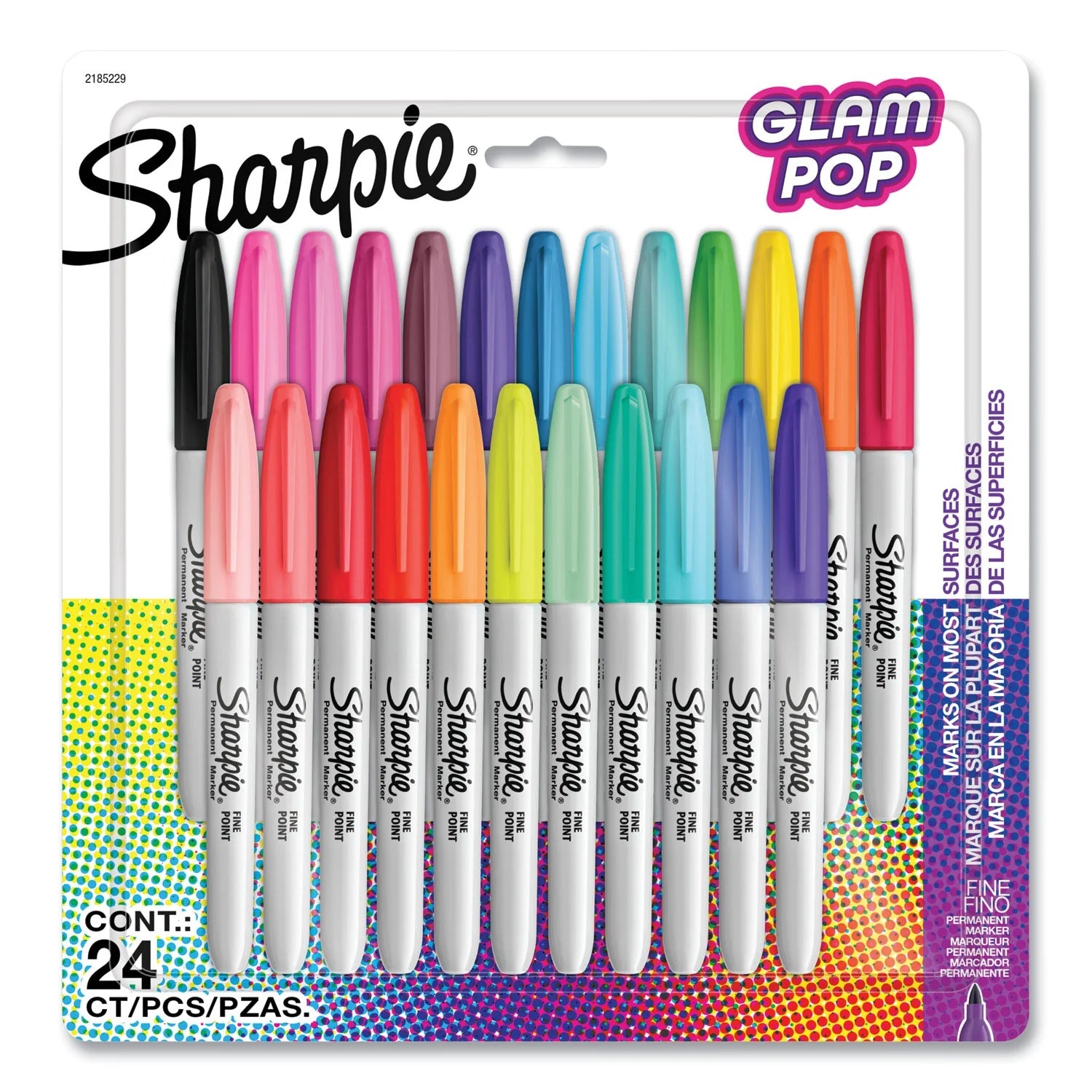 Sharpie Glam Pop Fine 24Pk 40 338-160_224cb747-2134-4bc8-bb60-a87d3f762363