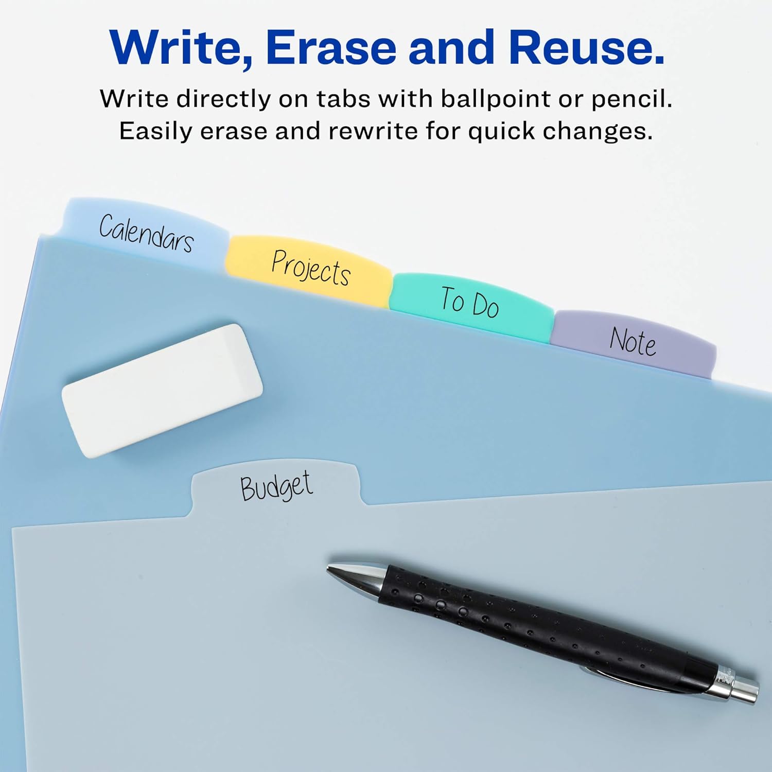 Write On Plastic Dividers 339-398_1