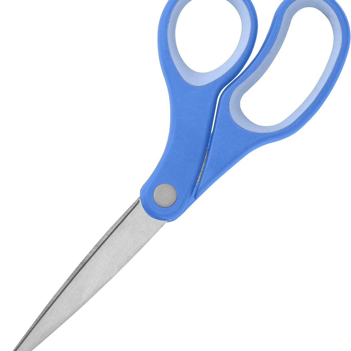 Sparco 8-Inch Bent Multipurpose Scissors, Stainless Steel, Blue (Spr39043) 344-625