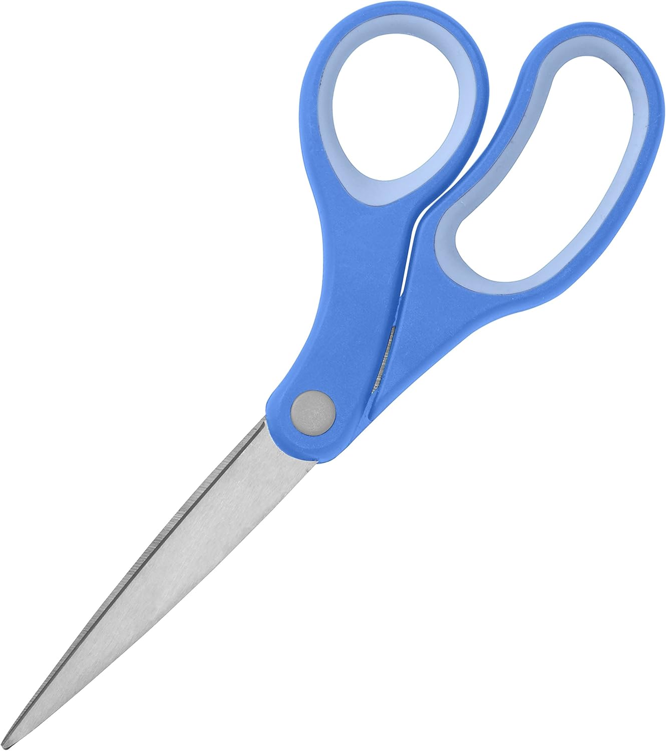 Sparco 8-Inch Bent Multipurpose Scissors, Stainless Steel, Blue (Spr39043) 344-625