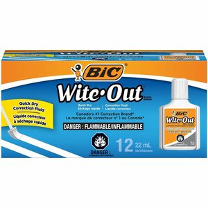 BIC QUICK DRY CORRECTION FLUID 350-570