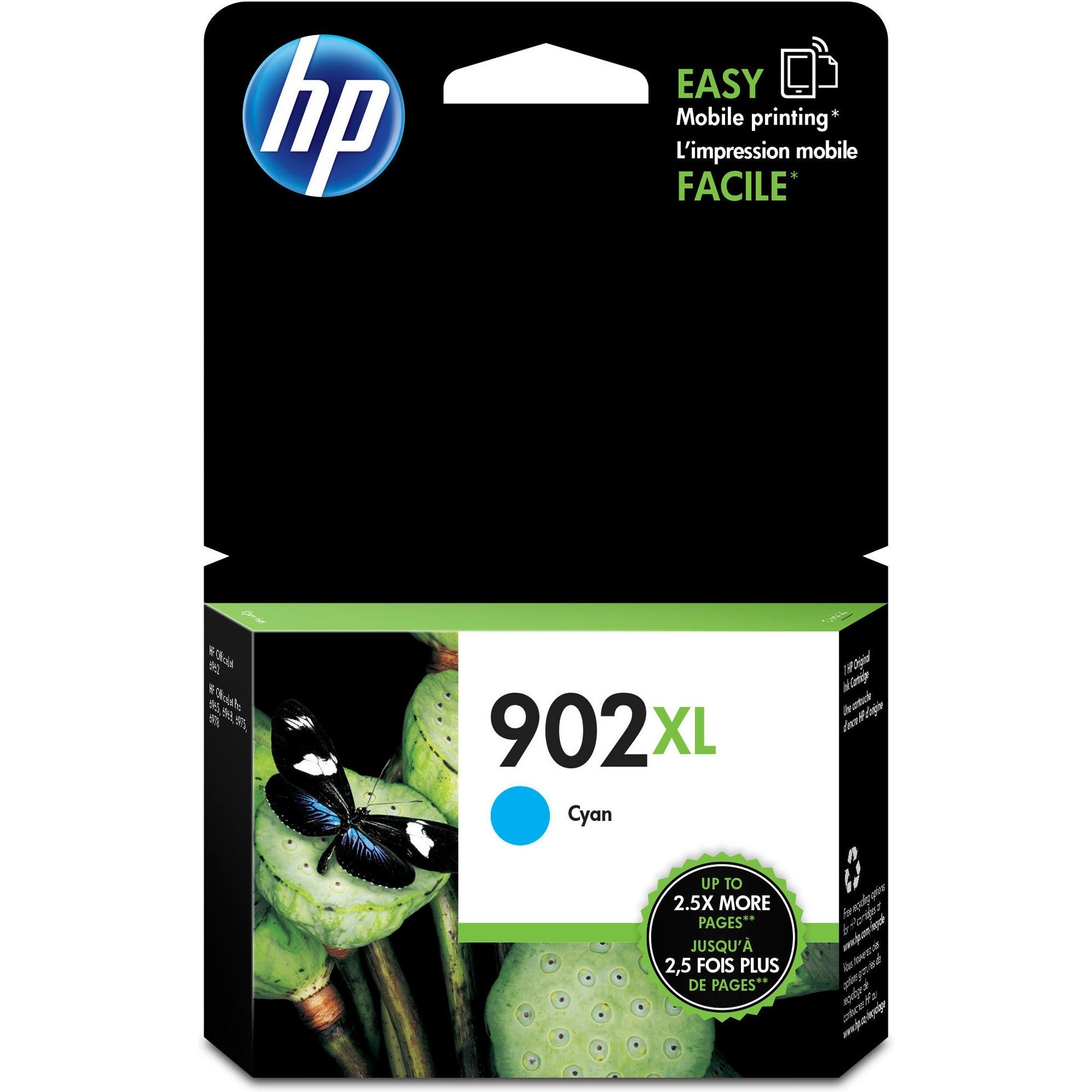 Hp 902Xl Original High Yield Inkjet Ink Cartridge - Cyan 364-807