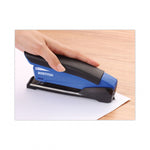 Inpower Spring-Powered Desktop Stapler, 20 Sheets, Blue 374-261_2