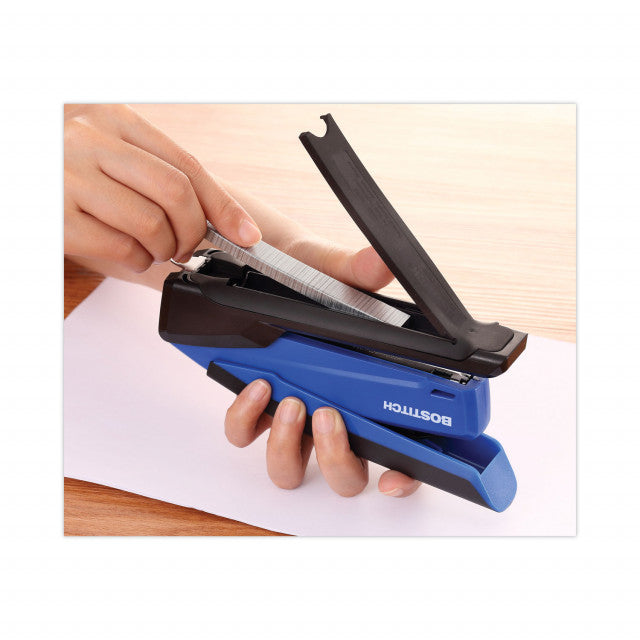 Inpower Spring-Powered Desktop Stapler, 20 Sheets, Blue 374-261_3