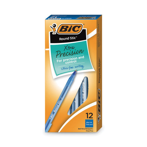 Bic Roundstick Blue Fine 391-821