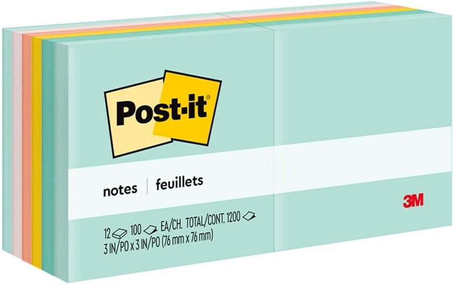 3"X3" MARSEILLE POST-IT NOTES 393-521