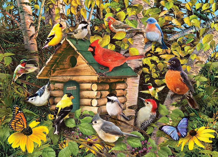 Bird Cabin 1000 Piece Puzzle - Greg & Co. Llc 40006