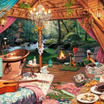 Cozy Glamping 500 Large Piece Jigsaw Puzzle - Eurographics 20 4005555008255_9b52e2d5-80a5-457e-9696-250528bf0fc1