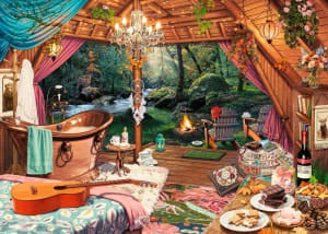 Cozy Glamping 500 Large Piece Jigsaw Puzzle - Eurographics 20 4005555008255_9b52e2d5-80a5-457e-9696-250528bf0fc1