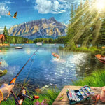 Life at the Lake 1000-Piece Jigsaw Puzzle from Ravensburger 20 4005555008774_1