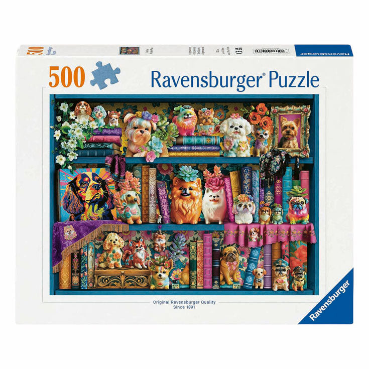 Precious Porcelain Pups 500 Piece Jigsaw Puzzle By Ravensburger 20 4005555014669