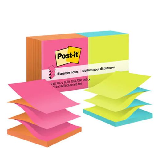 3"X3" POP-UP POST-IT NOTES 412-936