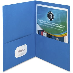 LT BLUE 2 POCKET FOLDER - BOX OF 25 415-408