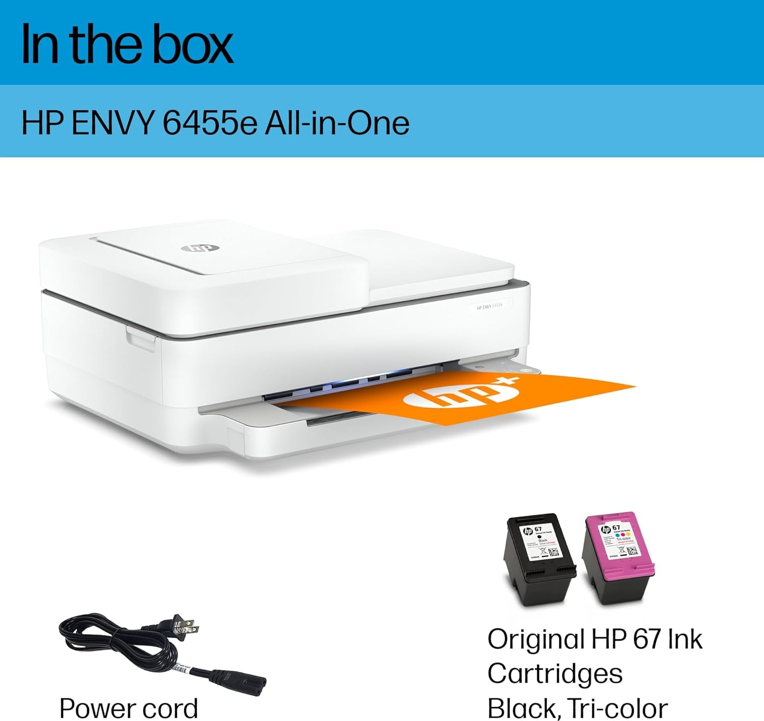 Hp Envy 6455E Wireless Color Inkjet Printer, Print, Scan, Copy, Mobile Printing 423-843_6