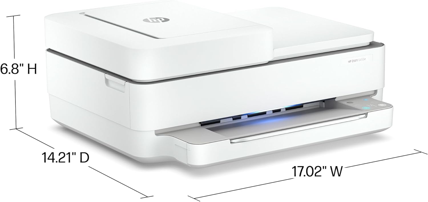 Hp Envy 6455E Wireless Color Inkjet Printer, Print, Scan, Copy, Mobile Printing 423-843_7